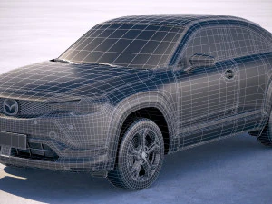 Mazda MX-30 2021 vray 3D Model