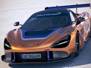 Mclaren 720S GT3 2019 3D 模型