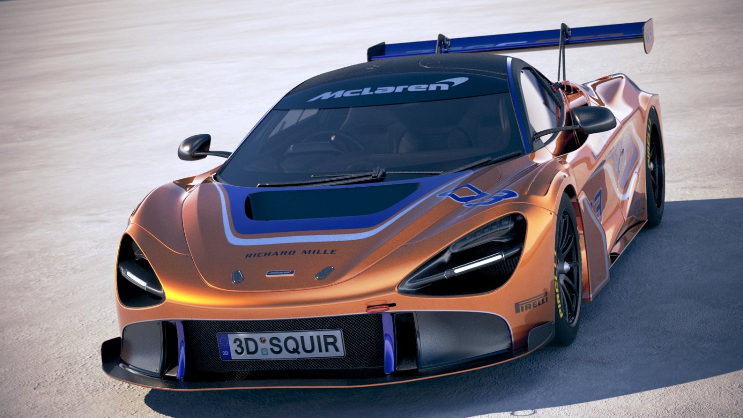 Mclaren 720s Gt3 2019 3d Model In Sport Cars 3dexport