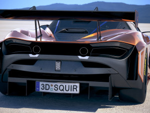 Mclaren 720S GT3 2019 3D 模型
