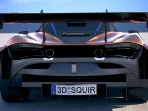 Mclaren 720S GT3 2019 3D 模型