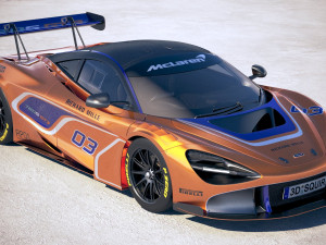Mclaren 720S GT3 2019 3D 模型