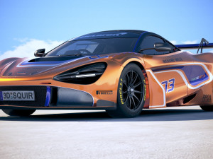 Mclaren 720S GT3 2019 3D 模型