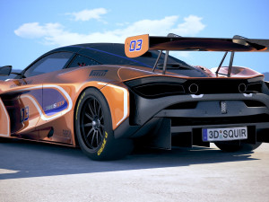 Mclaren 720S GT3 2019 3D 模型