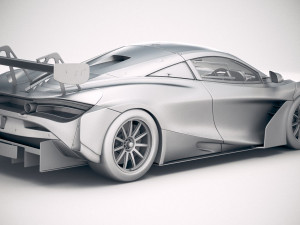 Mclaren 720S GT3 2019 3D 模型