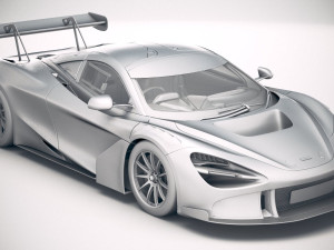 Mclaren 720S GT3 2019 3D 模型