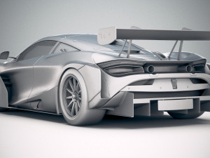 Mclaren 720S GT3 2019 3D 模型