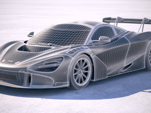 Mclaren 720S GT3 2019 3D 模型