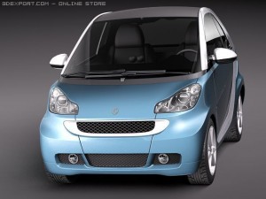 Smart 42 Fortwo 3D Модель