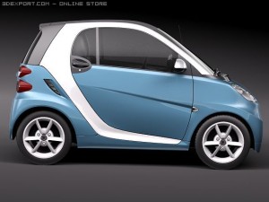 Smart 42 Fortwo 3D Модель
