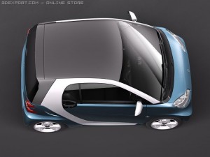 Smart 42 Fortwo 3D Модель