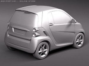 Smart 42 Fortwo 3D Модель