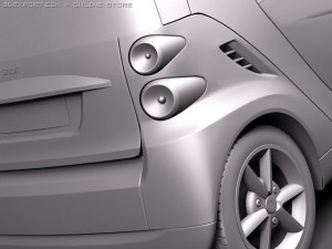 Smart 42 Fortwo 3D Модель