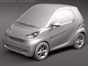 Smart 42 Fortwo 3D Модель