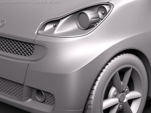 Smart 42 Fortwo 3D Модель
