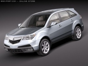 Acura MDX 2011 3D Model
