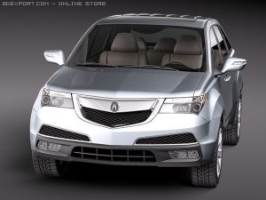 Acura MDX 2011 3D 모델