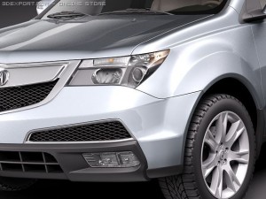 Acura MDX 2011 3D 모델