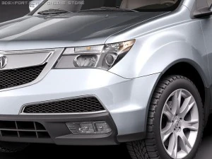 Acura MDX 2011 3D Model