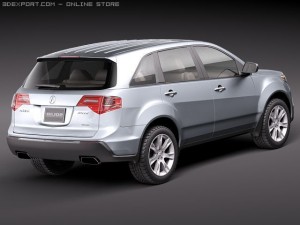 Acura MDX 2011 3D 모델