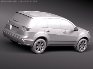 Acura MDX 2011 3D 모델