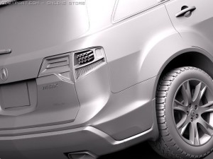 Acura MDX 2011 3D 모델