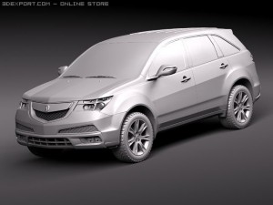 Acura MDX 2011 3D 모델