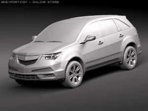Acura MDX 2011 3D Model