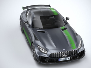 Mercedes-Benz AMG GT R Pro 2020 3D 模型
