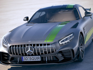 Mercedes-Benz AMG GT R Pro 2020 vray Modello 3D