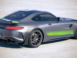 Mercedes-Benz AMG GT R Pro 2020 vray Modello 3D