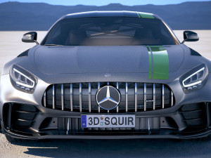 Mercedes-Benz AMG GT R Pro 2020 vray Modello 3D