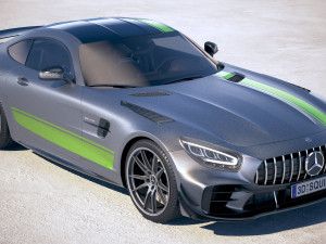 Mercedes-Benz AMG GT R Pro 2020 vray Modello 3D