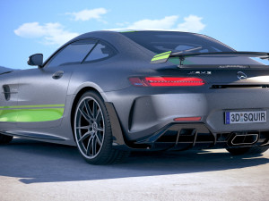 Mercedes-Benz AMG GT R Pro 2020 vray Modello 3D