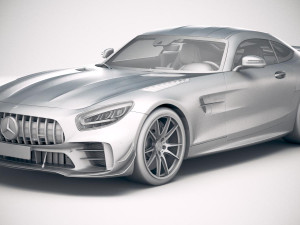 Mercedes-Benz AMG GT R Pro 2020 vray Modello 3D