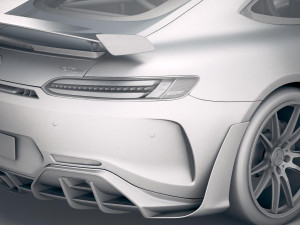 Mercedes-Benz AMG GT R Pro 2020 vray Modello 3D