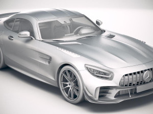 Mercedes-Benz AMG GT R Pro 2020 vray Modello 3D