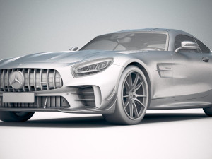 Mercedes-Benz AMG GT R Pro 2020 vray Modello 3D