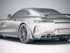 Mercedes-Benz AMG GT R Pro 2020 vray Modello 3D