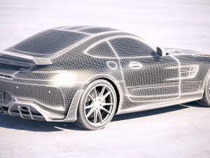 Mercedes-Benz AMG GT R Pro 2020 vray Modello 3D