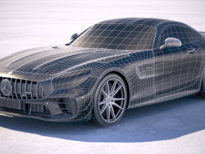 Mercedes-Benz AMG GT R Pro 2020 vray Modello 3D