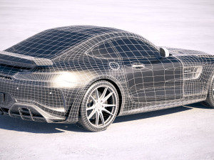Mercedes-Benz AMG GT R Pro 2020 vray Modello 3D