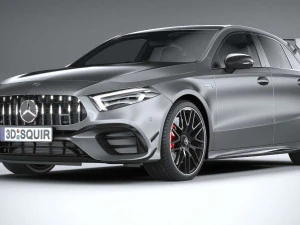 Mercedes-Benz A45 S AMG 2020 Coronarender 3D Model