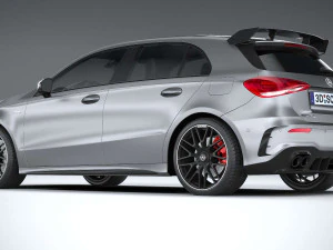 Mercedes-Benz A45 S AMG 2020 Coronarender 3D Model