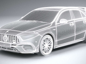 Mercedes-Benz A45 S AMG 2020 Coronarender Modelo 3D