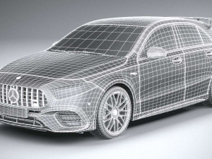 Mercedes-Benz A45 S AMG 2020 Coronarender Modelo 3D