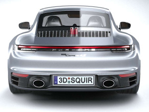 Porsche 911 Carrera 4S 2019 Coronarender 3Dモデル