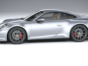Porsche 911 Carrera 4S 2019 Coronarender 3Dモデル