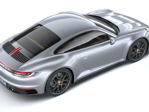 Porsche 911 Carrera 4S 2019 Coronarender 3Dモデル