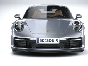 Porsche 911 Carrera 4S 2019 Coronarender 3Dモデル